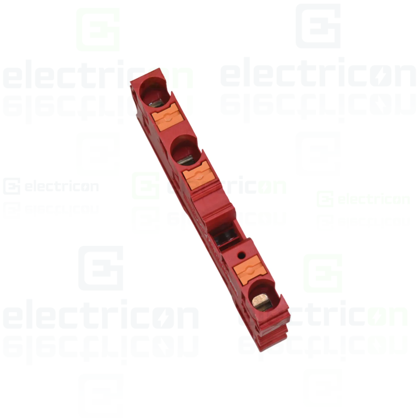 Clema șir, de trecere, 3 conexiuni, 10 mm²,roșu, PT 10 TWIN RD, Phoenix Contact, 1375409 [3]