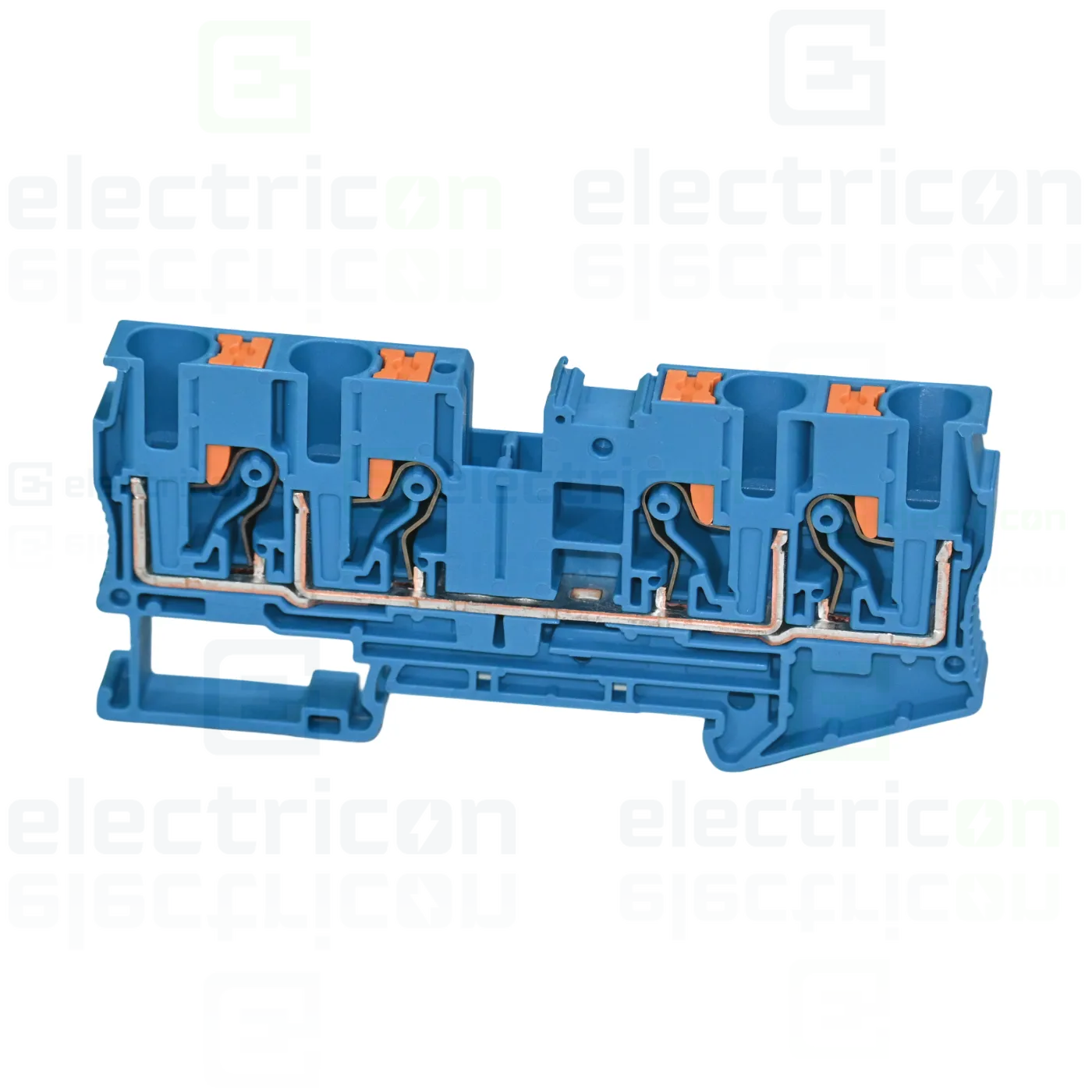 Clemă șir de trecere, 4 conexiuni, 6 mm², PT 6-QUATTRO BU, albastru Phoenix Contact, 3212947 [1]