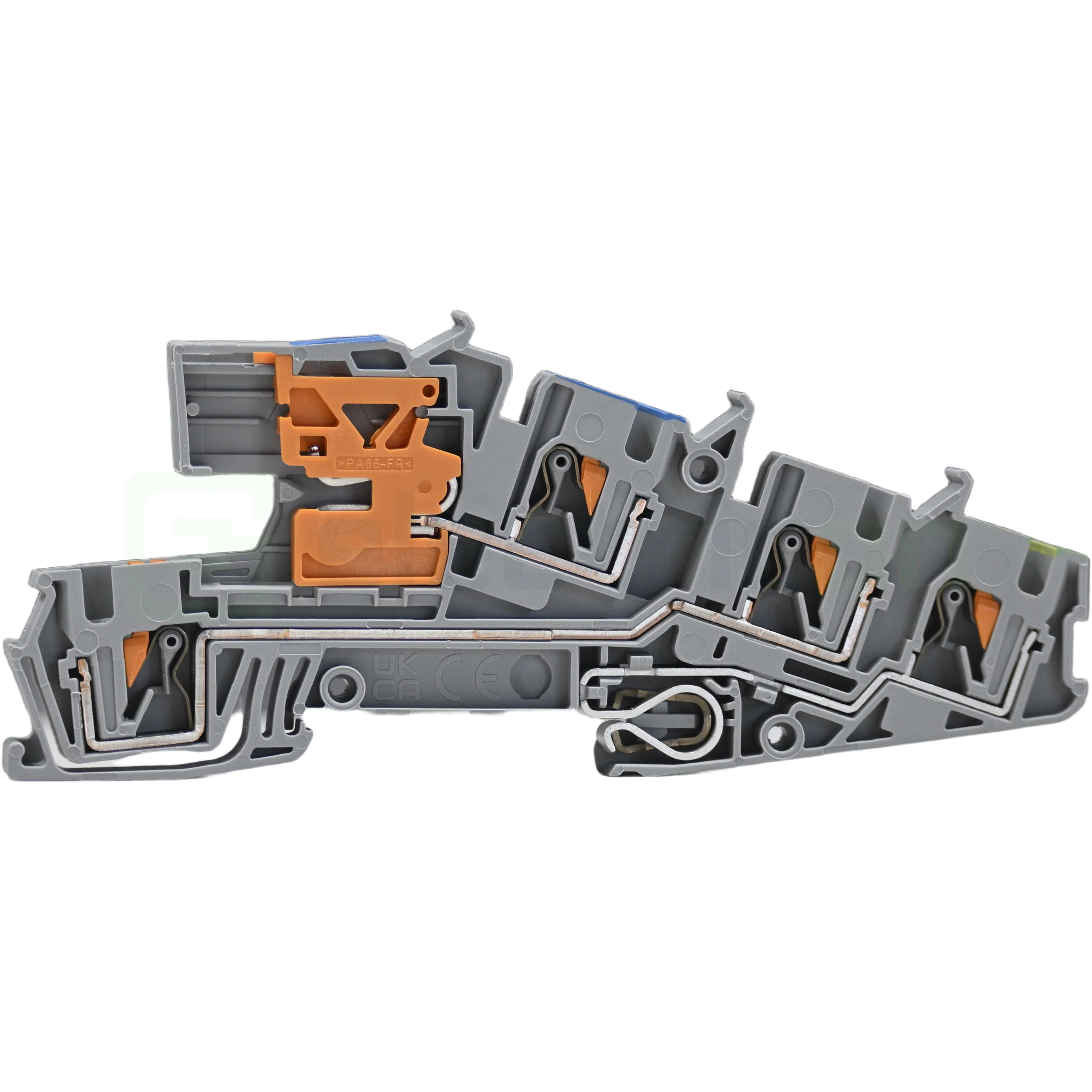 Clemă șir etajată PTI 4-PE/L/NT Phoenix Contact 4mm² gri push-in 5 conexiuni [2]