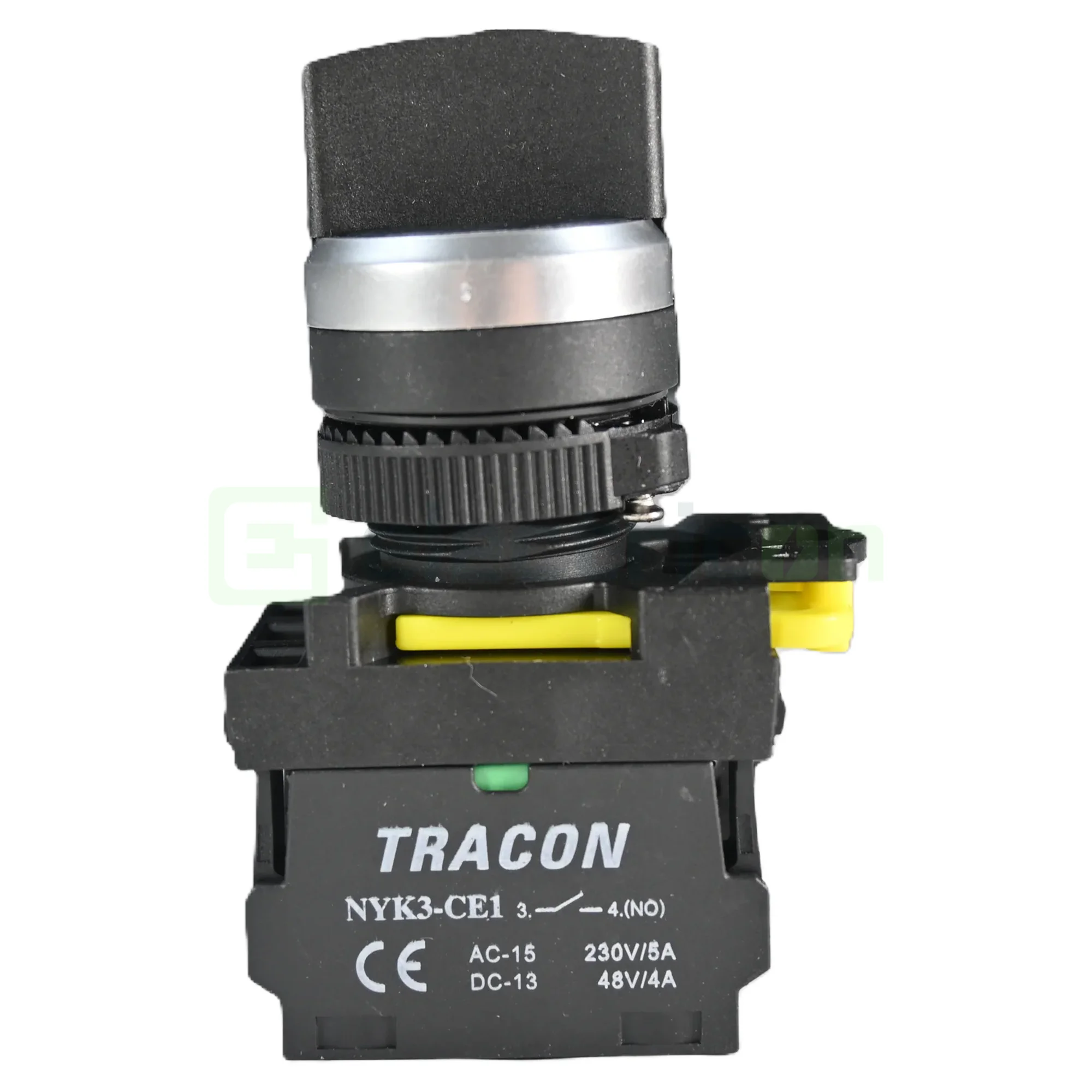 Comutator 3 poziții, cu braț, 2×NO, 5A/230V AC-15, IP65 , Tracon Electric, NYK3-S31BK [3]