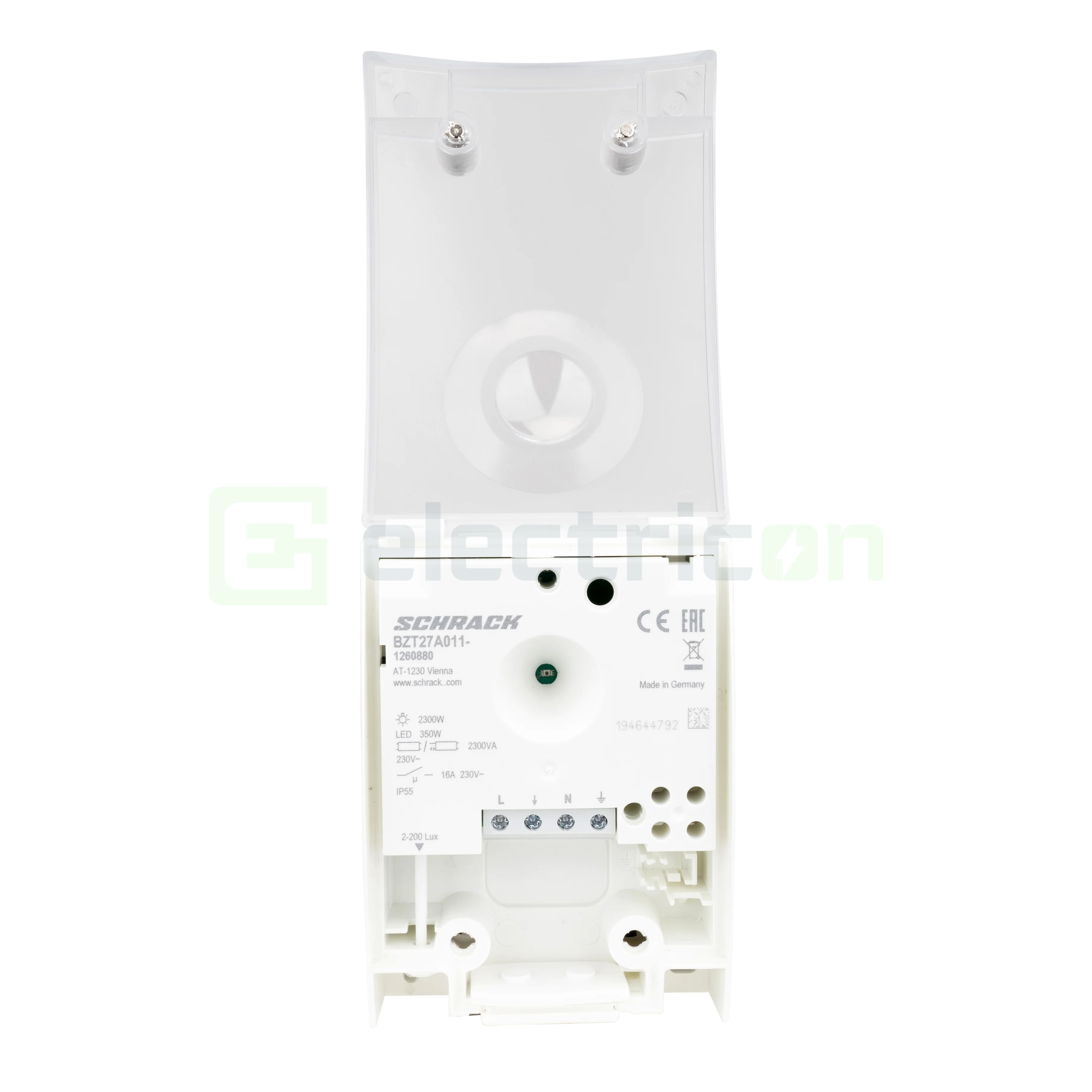 Comutator crepuscular și de scara, (comutator de noapte), 16A, 2300W, IP55, Schrack, BZT27A011 [3]