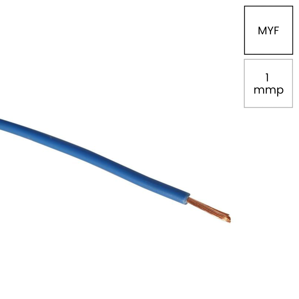 Conductor H05V-K 1x1mm² albastru Helukabel tensiune redusă [1]