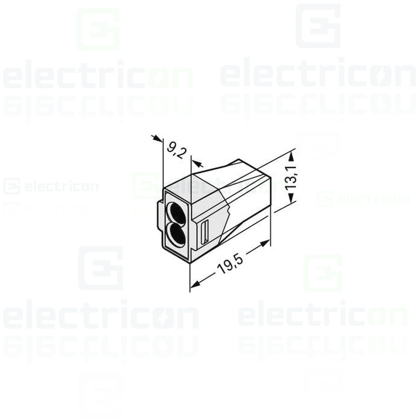 Conector, clemă rapidă, PUSH WIRE, 2 conexiuni, Wago, 773-602 [2]