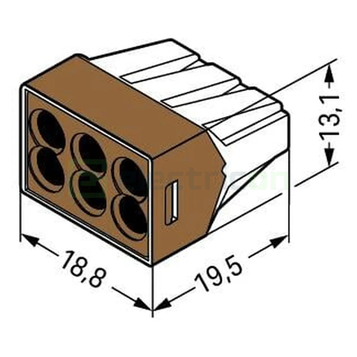 Conector, clemă rapidă, PUSH WIRE, 6 conexiuni, Wago, 773-606 [4]
