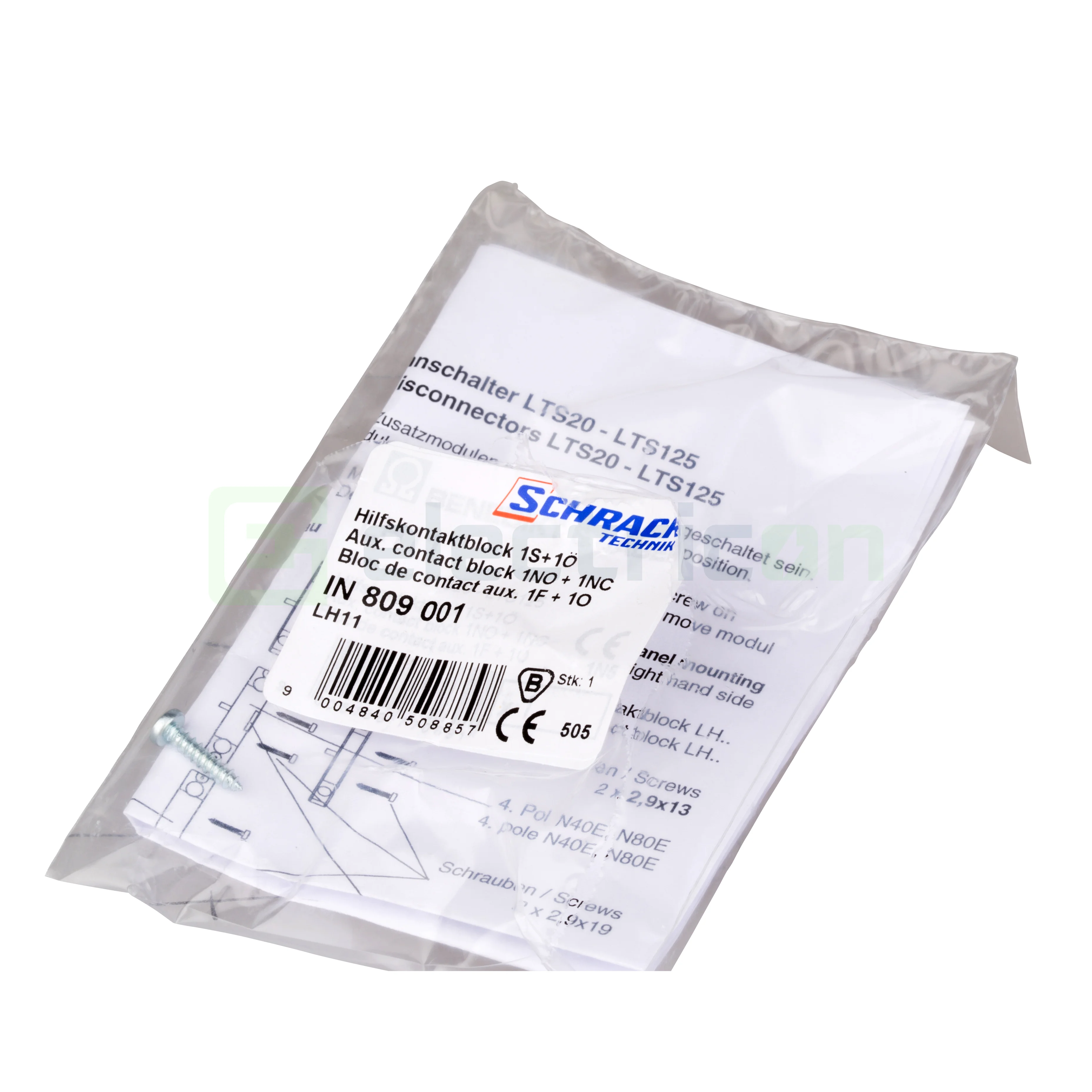 Contact auxiliar 1ND+1NI Schrack IN809001 pentru LTS20-LTS40V [8]