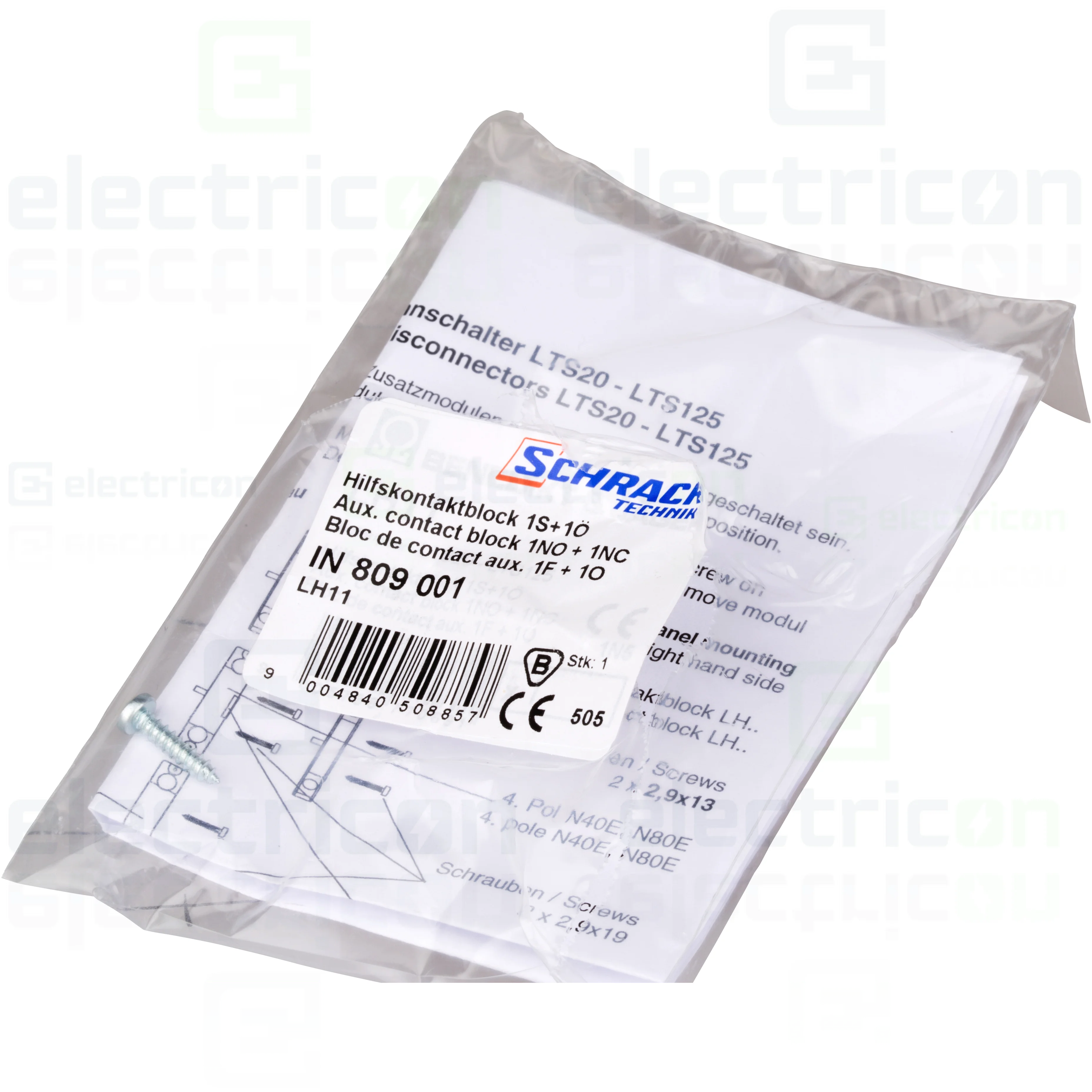 Contact auxiliar 1ND+1NI Schrack IN809001 pentru LTS20-LTS40V [2]