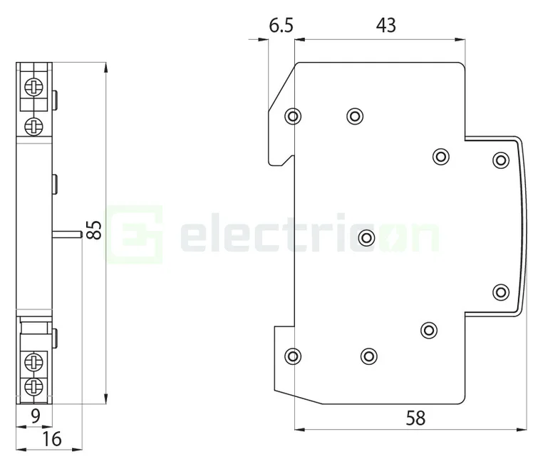 Contact auxiliar 002159031 - montaj lateral [2]