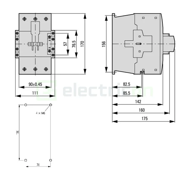Contactor ALEA II 75kW/400V, bobina la 230Vca [2]
