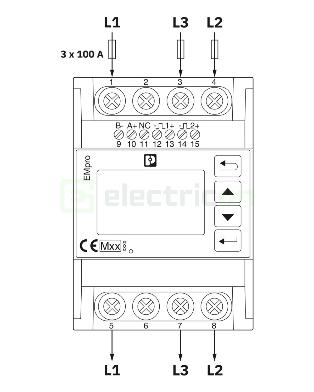 Contor energie trifazat 100A Modbus EEM-XM357 Phoenix Contact 1674511 [3]