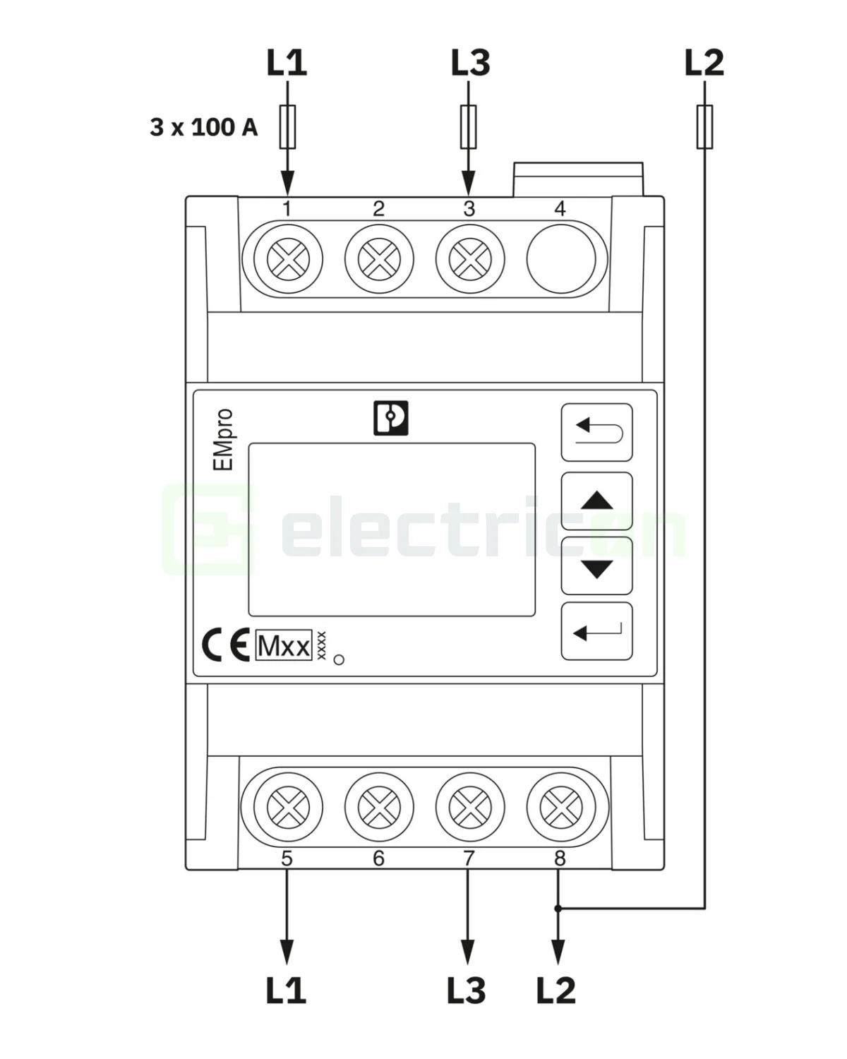 Contor energie trifazat 100A Modbus TCP EEM-XM377 Phoenix Contact 1674501 [2]