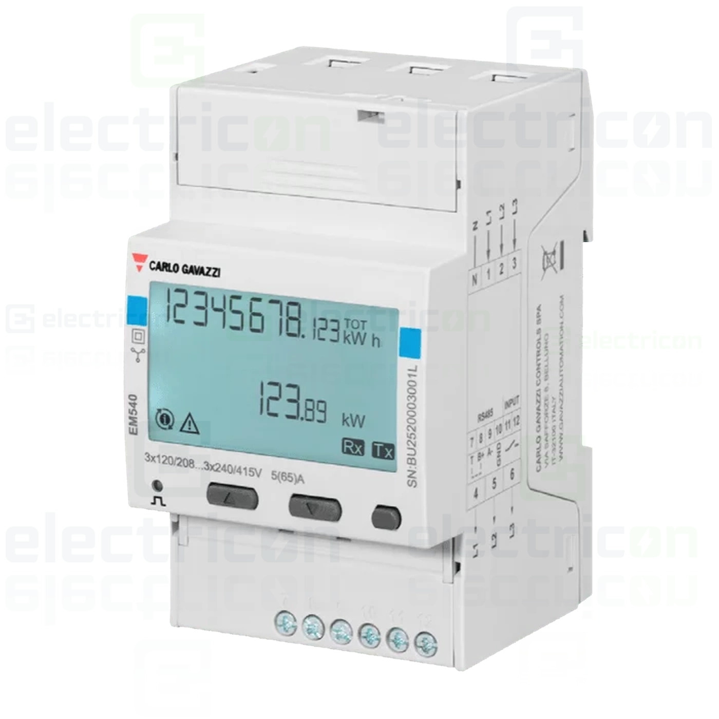 Contor de energie trifazic pentru sisteme fotovoltaice, max 65A/faza, EM540, Victron Energy, REL200100100 [1]