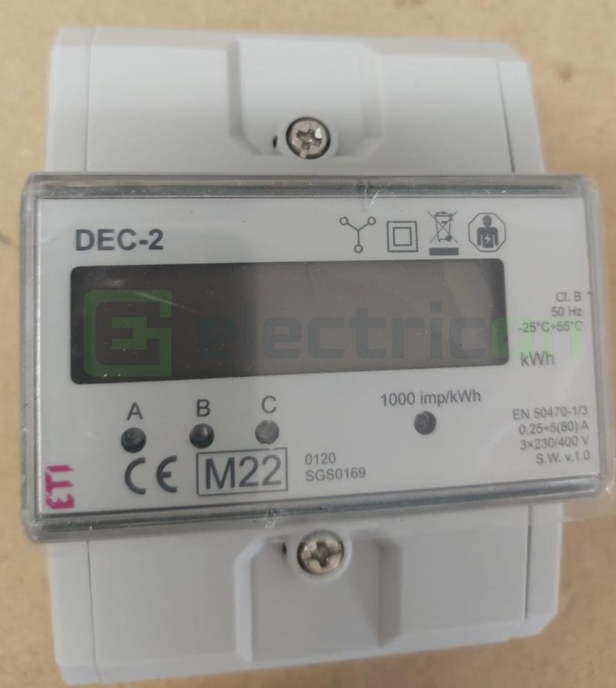 Contor (contoar) energie trifazat digital DEC-2, ETI, 004804051 [2]