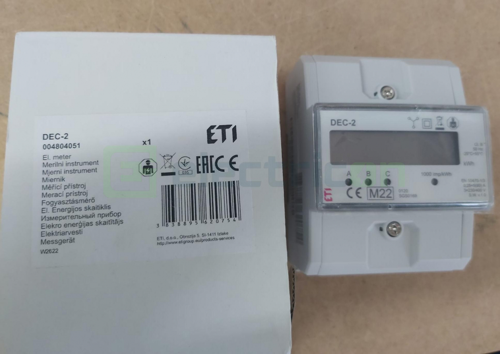 Contor (contoar) energie trifazat digital DEC-2, ETI, 004804051 [3]