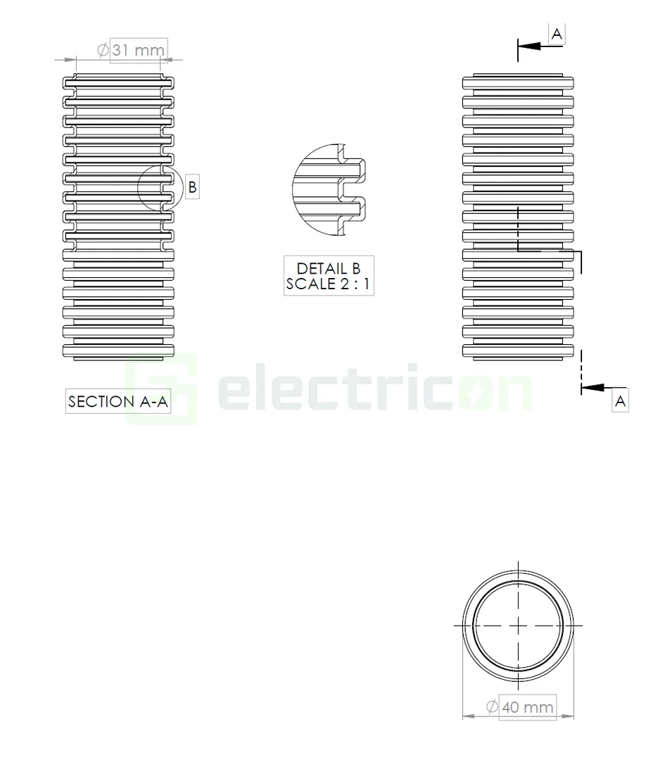 Copex tub flexibil MEDIFLEX AM 40mm 750N alb antimicrobian 20m 2044140 [2]