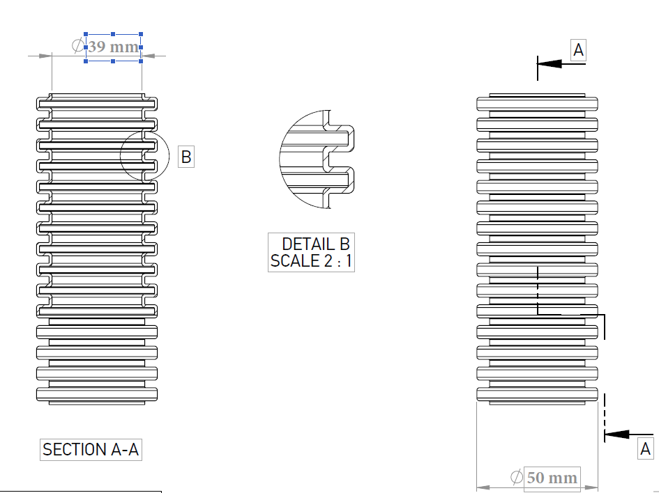 Copex tub flexibil Kouvidis Conflex ISR 50mm 1250N UV rezistent 20m 2041050 [2]