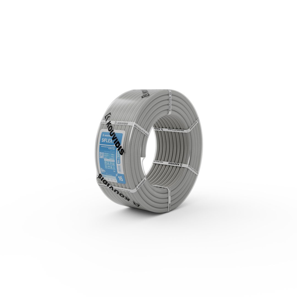 Copex tub protecție flexibil Kouvidis SIFLEX IAS 16mm 320N gri rola 100m 2003916 [2]