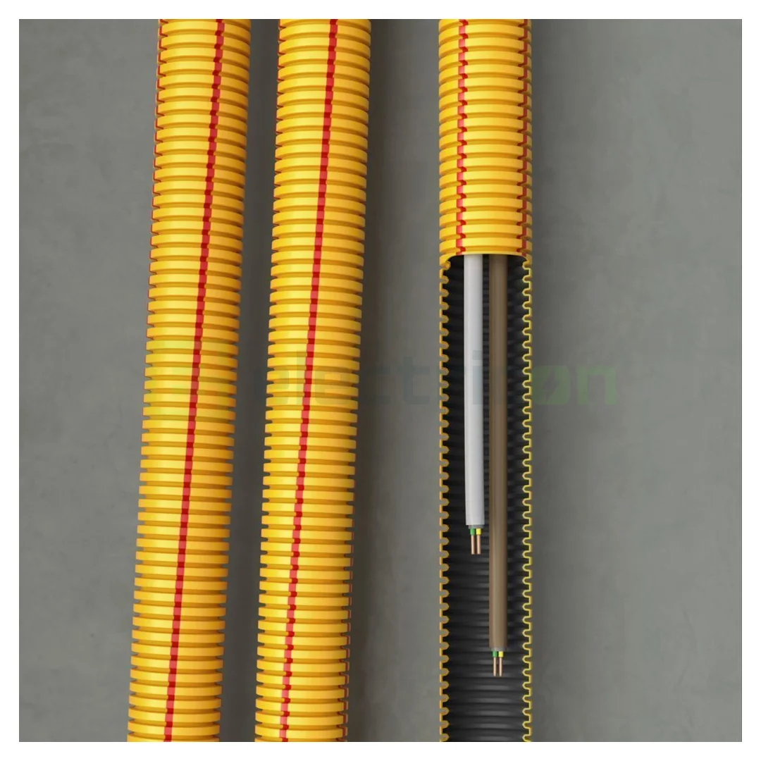 Copex tub protecție EMC Kouvidis SUPERFLEX PLUS ISR 16mm 320N galben-verde telecomunicații 2054016 [3]