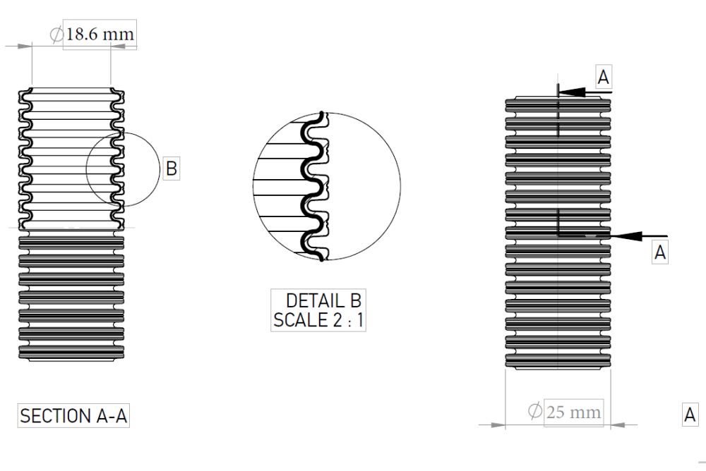 Copex protecție electromagnetică telecomunicații Kouvidis SUPERFLEX PLUS ISR 25mm galben-verde 50m 2054025 [2]