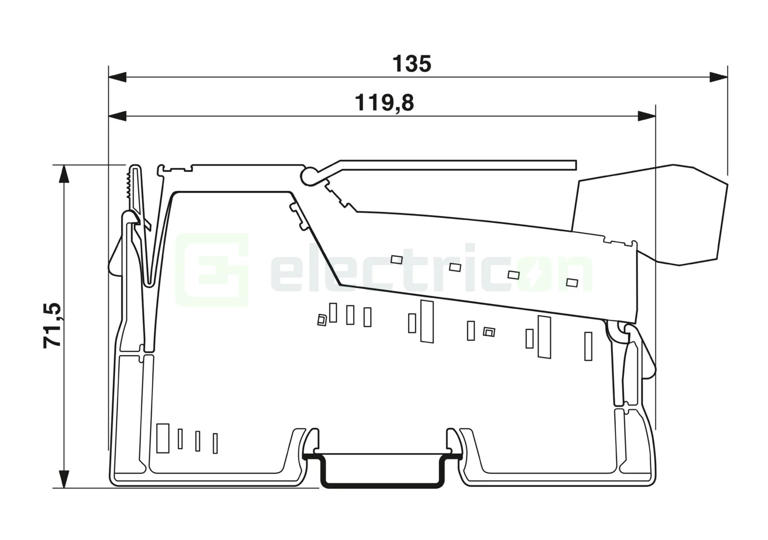 Cuplaj magistrală INTERBUS 500kbps IP20 Phoenix Contact 2861580 [4]