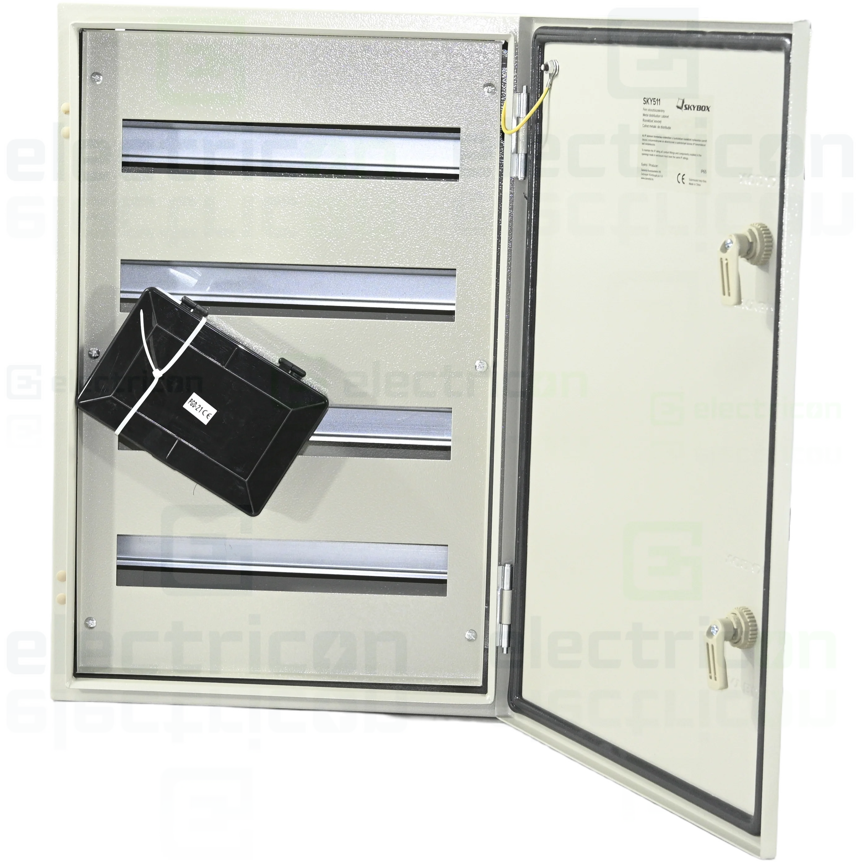 Cutie metalică SKYBOX 64 module IP65 cu ușă [2]