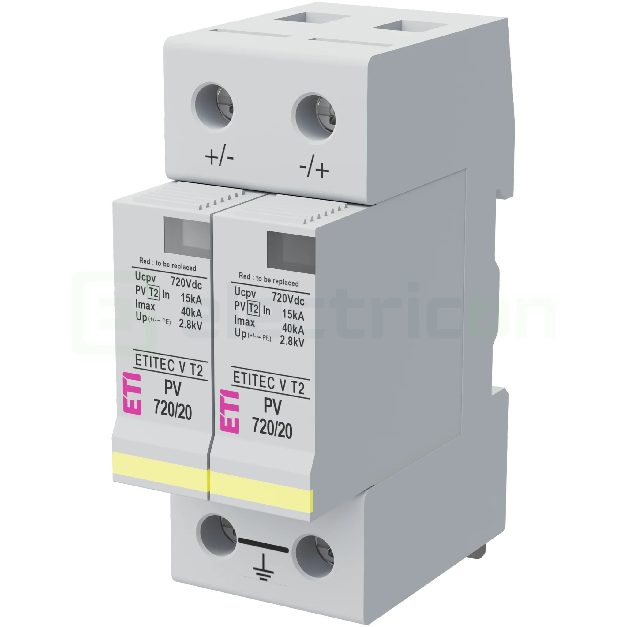 Descarcator supratensiune fotovoltaic ETITEC V T2 PV 720/20 [1]
