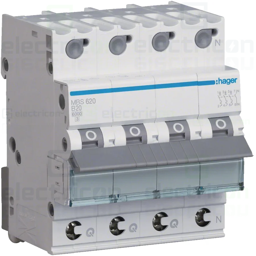 Siguranta MCB B20A Hager - MBS620 [1]