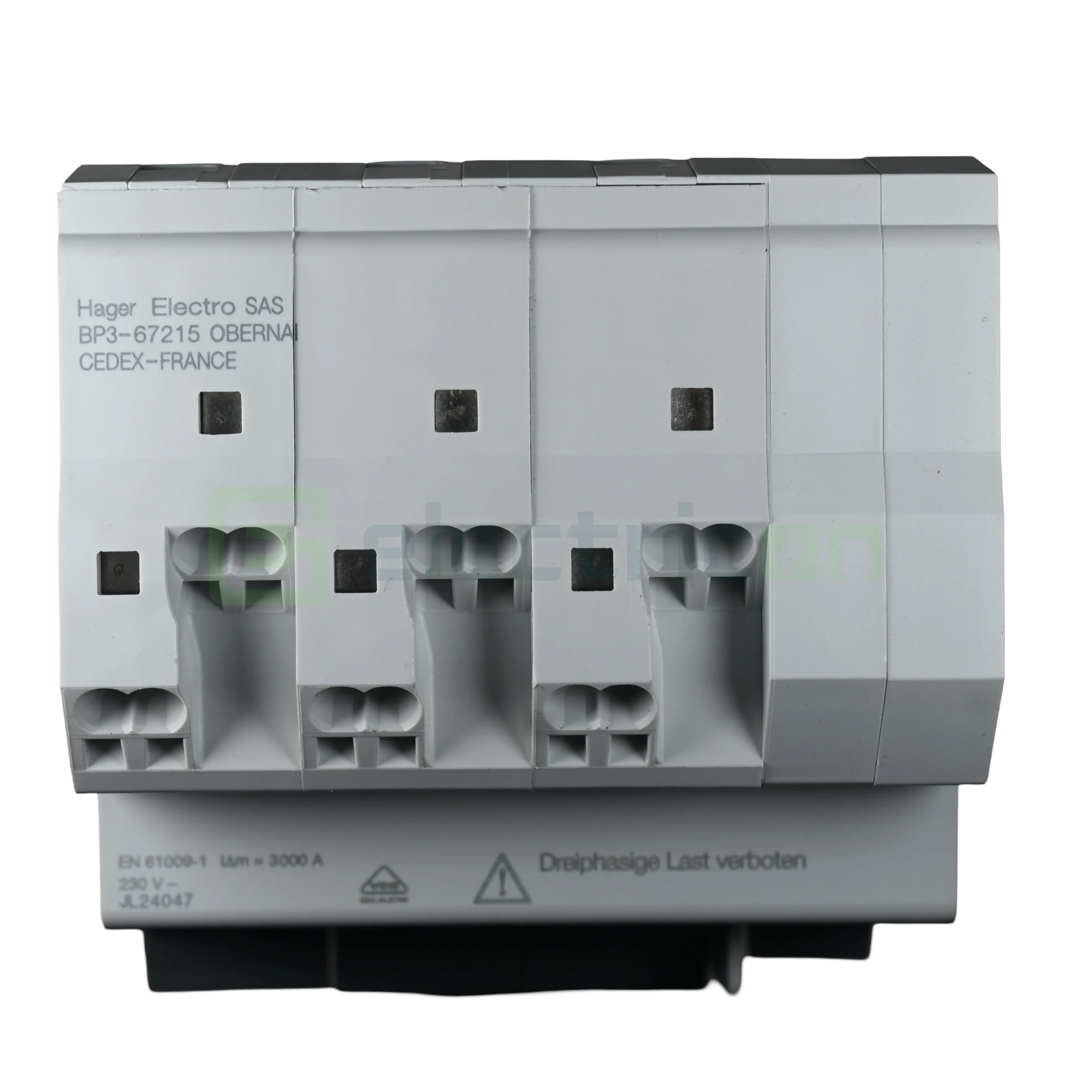 Disjunctor diferential 10A/30mA Hager - ADZ310D [2]