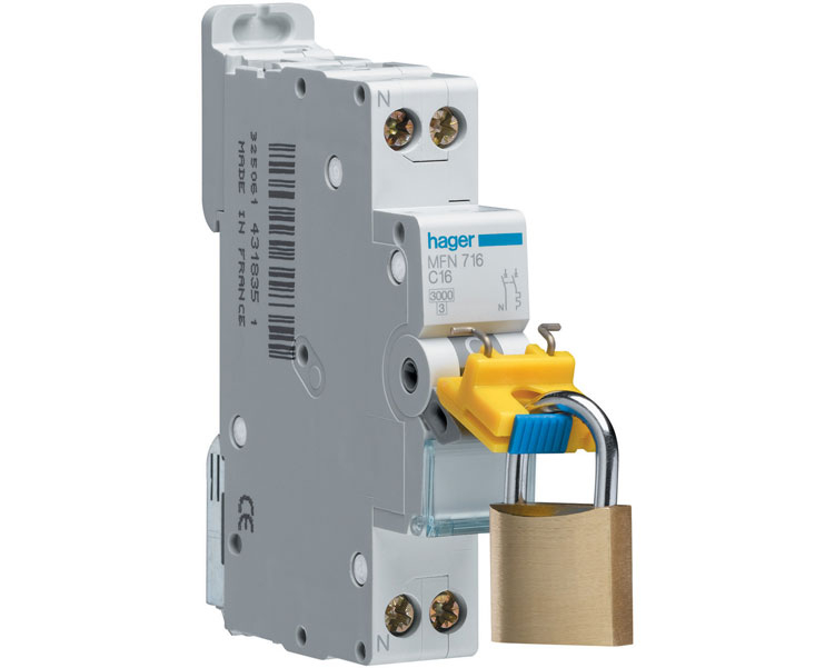 Disjunctor MCB N/AN/AA Hager - MZN175 [4]