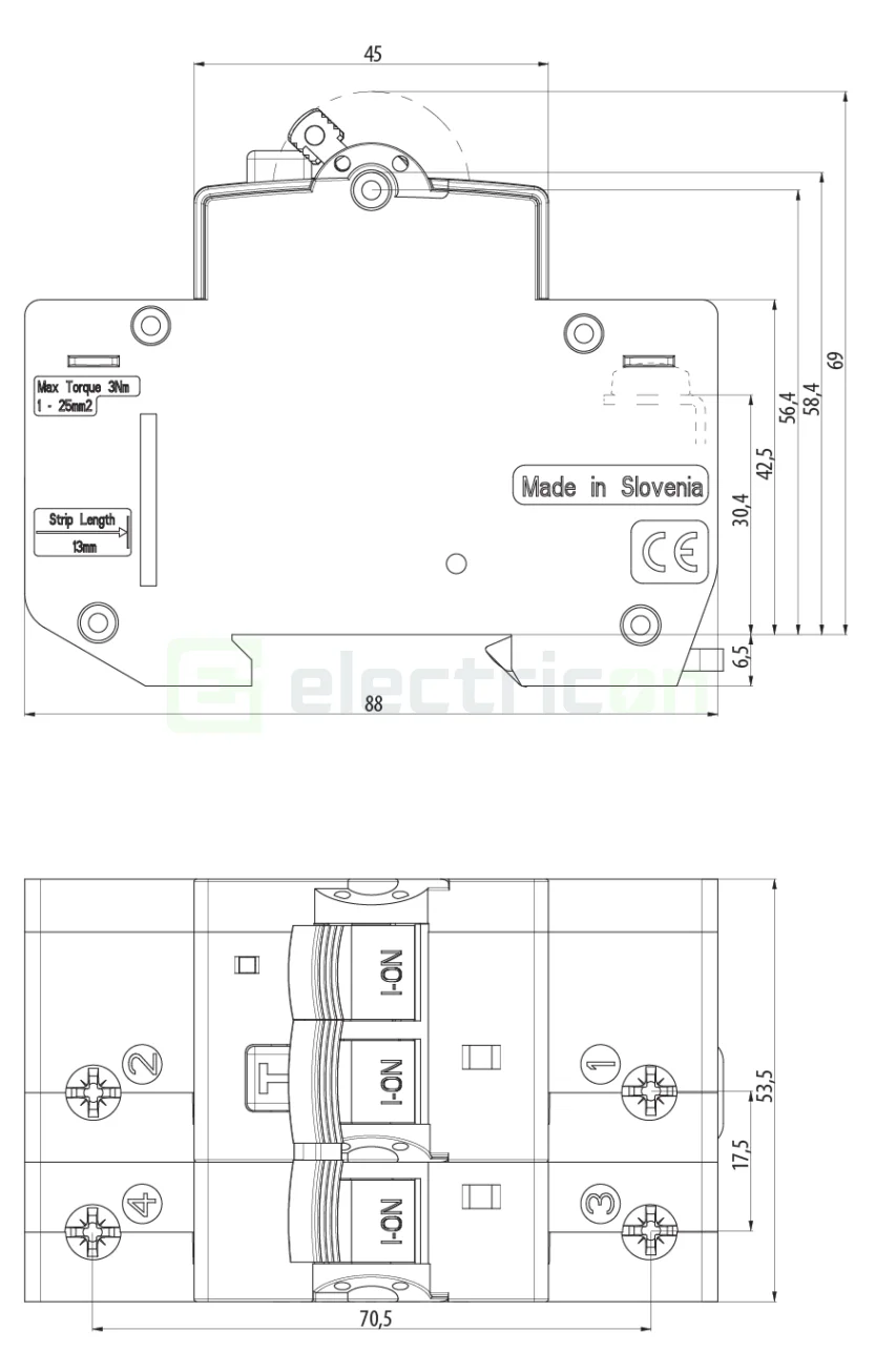 Siguranta RCBO 20A/30mA ETI - 002173815 [2]