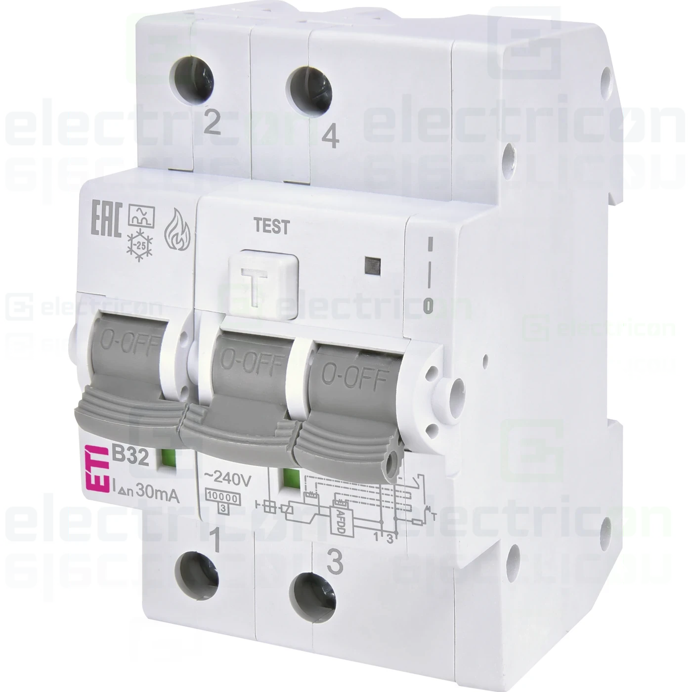 Siguranta RCBO 32A/30mA ETI - 002173817 [1]