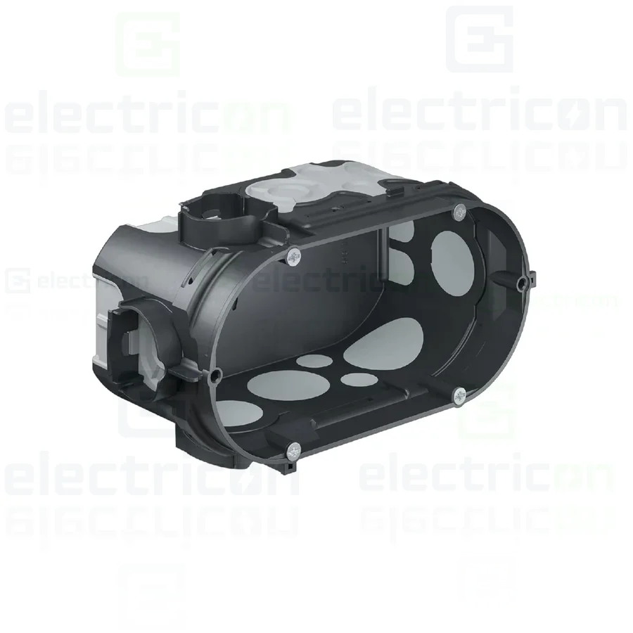 Doză aparataj, dublă, sub tencuială, Ø68 mm, etanșă, cu buzunar, ECON, Kaiser, 1656-21 [1]