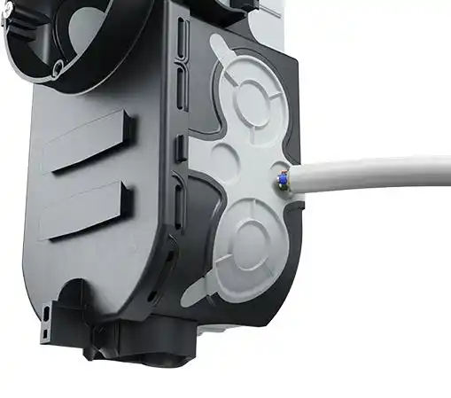 Doză aparataj, dublă, sub tencuială, Ø68 mm, etanșă, cu buzunar, ECON, Kaiser, 1656-21 [2]