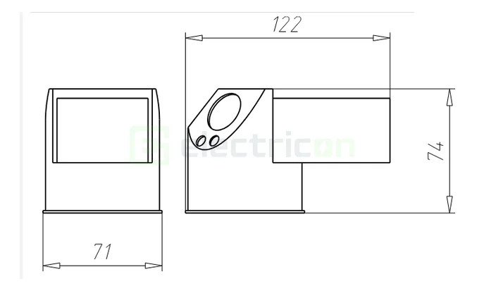 Doza electronice buzunar flexibil Kaiser O-range Flex, Ø68 mm, etanșă, 9268-74 [2]