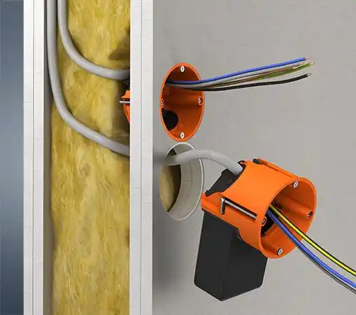 Doză aparataj, pentru electronice, cu buzunar flexibil, O-range Flex, Ø68 mm, Kaiser, 9268-94 [5]