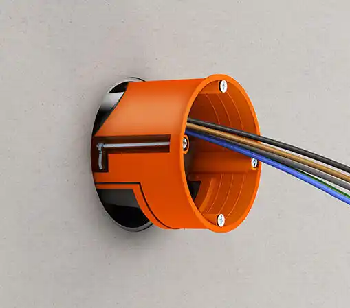 Doză aparataj, pentru electronice, cu buzunar flexibil, O-range Flex, Ø68 mm, Kaiser, 9268-94 [7]