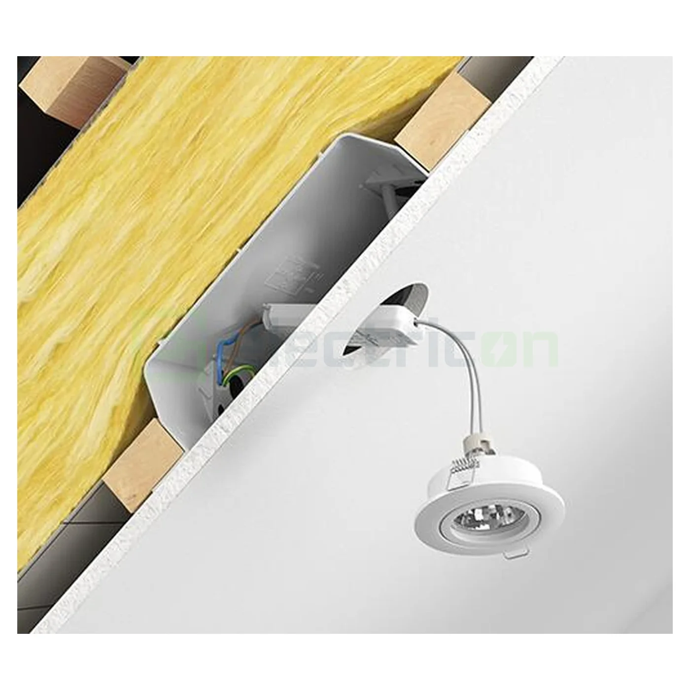 Doza aparataj, pentru instalatii de iluminat, Ø 120 mm, Kaiser, 9350-21 [4]