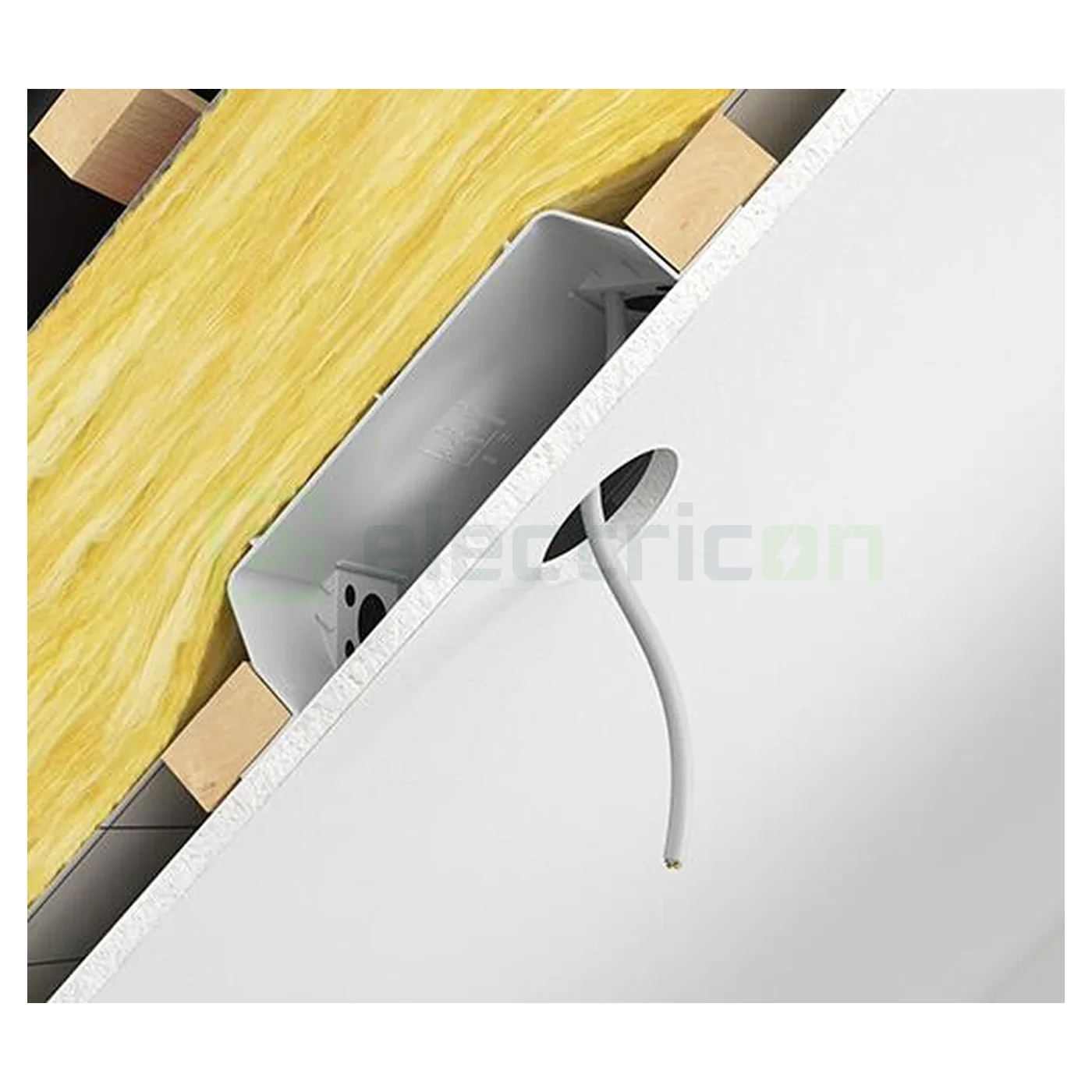 Doza aparataj, pentru instalatii de iluminat, Ø 120 mm, Kaiser, 9350-21 [3]