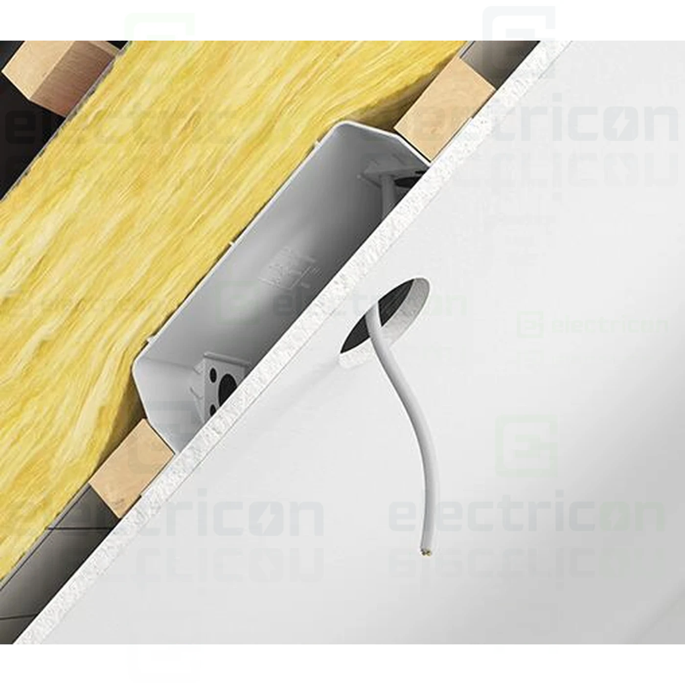 Doza aparataj, pentru instalatii de iluminat, Ø 120 mm, Kaiser, 9350-21 [6]