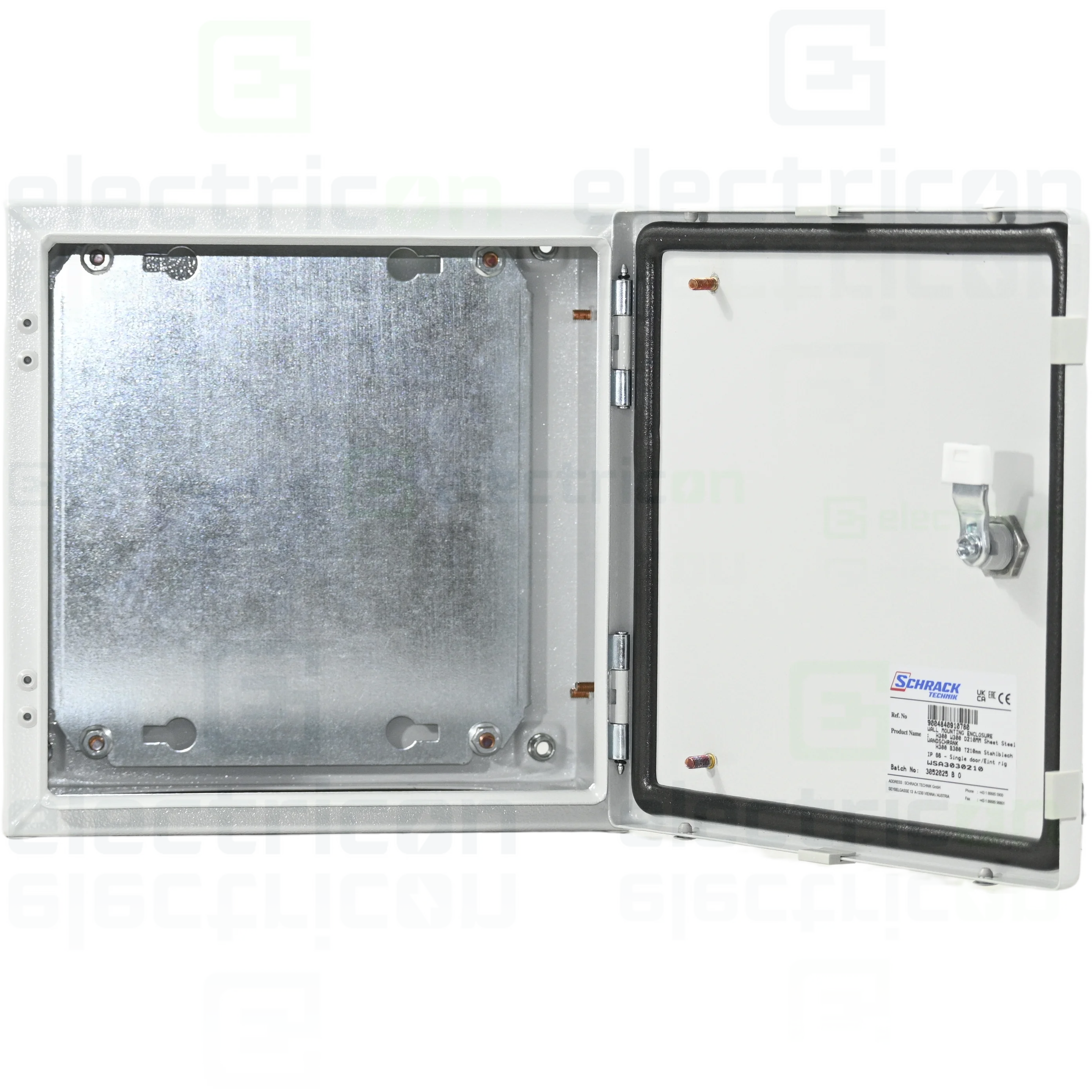 Dulap metalic cu contrapanou si usa, IP66, 300x300x210 mm, Schrack, WSA3030210 [1]