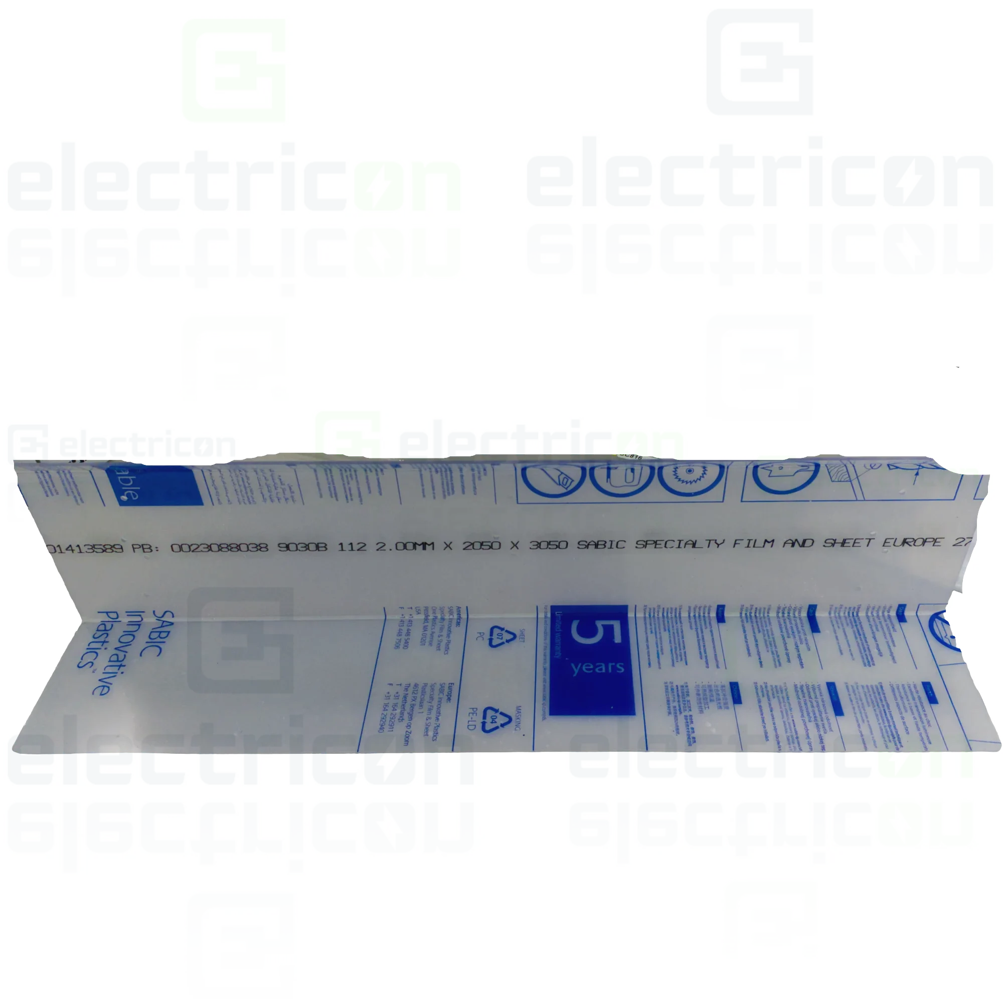 Ecran protectie plastic L620mm, Hager, UC816 [3]