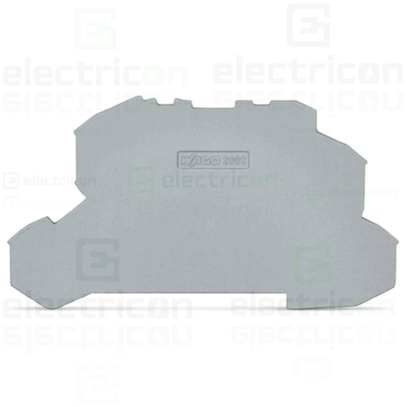 Element terminal pentru cleme sir, gri, grosime 1mm, Wago, 2002-2691 [1]