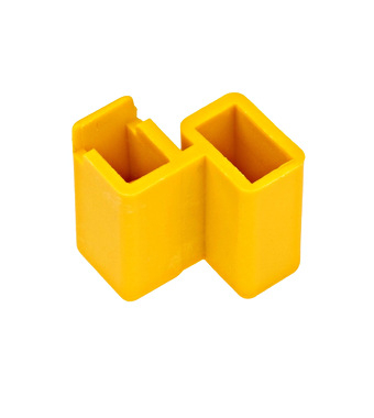 Capac de protectie galben pentru bara de pin pe 1 MW Hager [3]