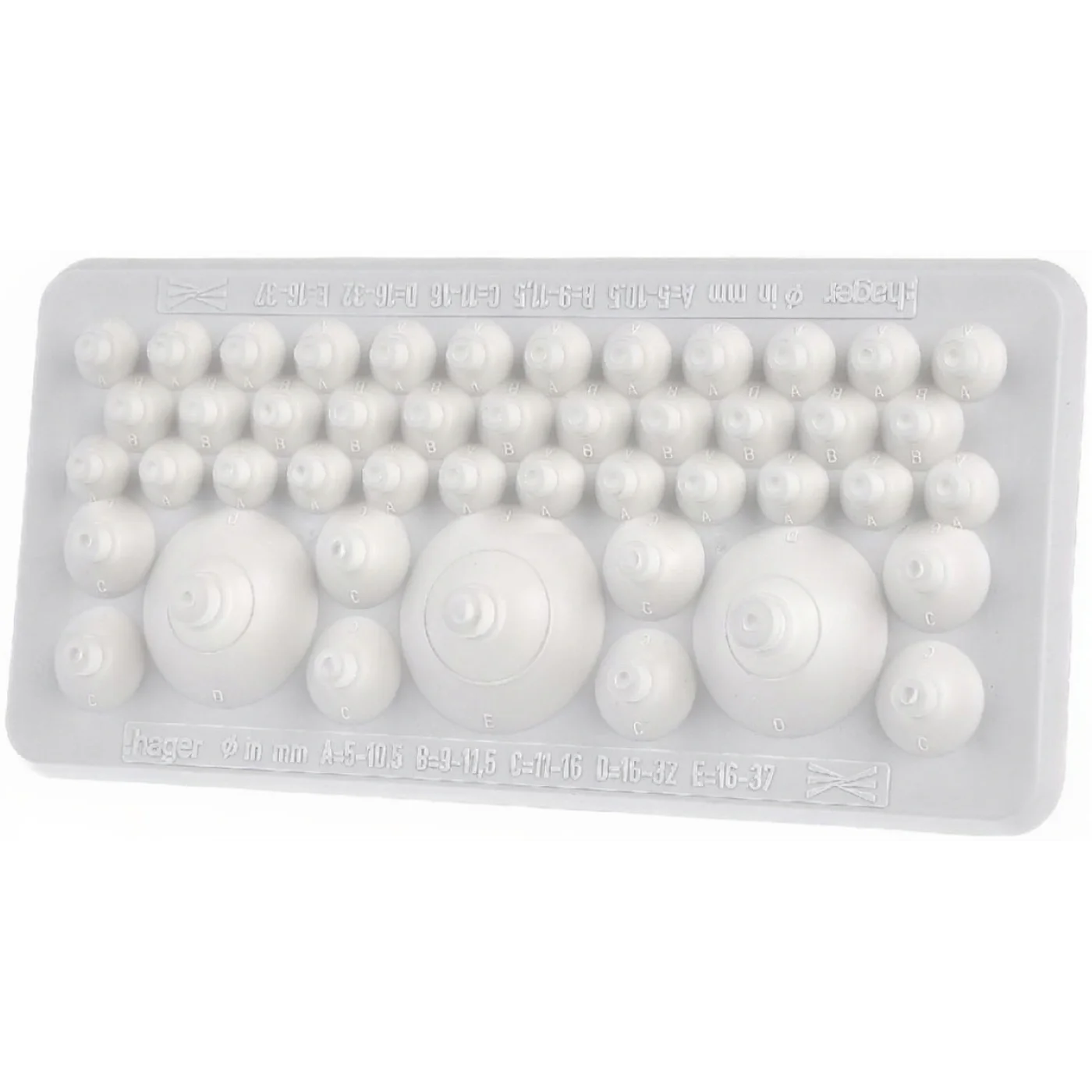 Flansa pentru tablouri Univers IP44/54 Hager FZ426 [3]