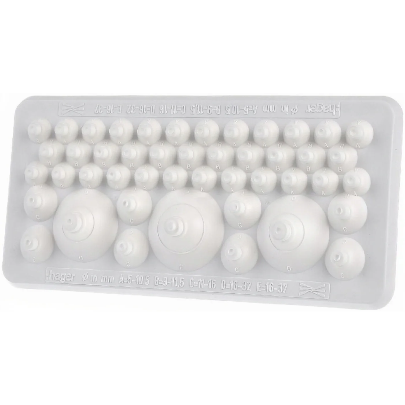 Flansa pentru tablouri Univers IP44/54 Hager FZ426 [1]