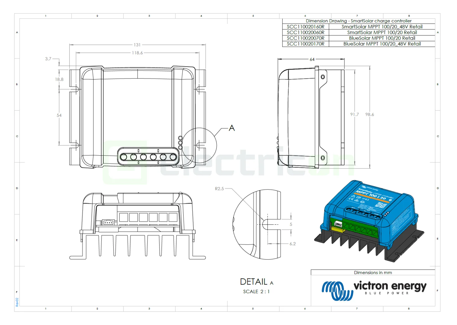 Incarcator solar 12 24 48V 20A Victron Energy SmartSolar MPPT 100 20 ( 12 24  up to 48V) [4]