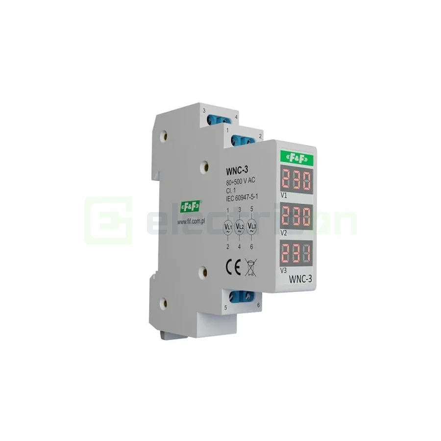 Indicator de tensiune trifazat, F&F, WNC-3, Gri, F&F Filipowski, WNC-3 [3]