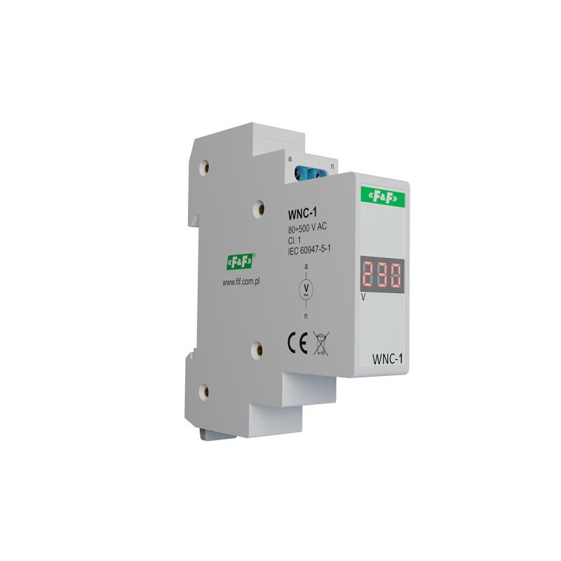 Indicator Voltaj monofazic, 80-500VAC, F&F Filipowski, WNC-1 [3]