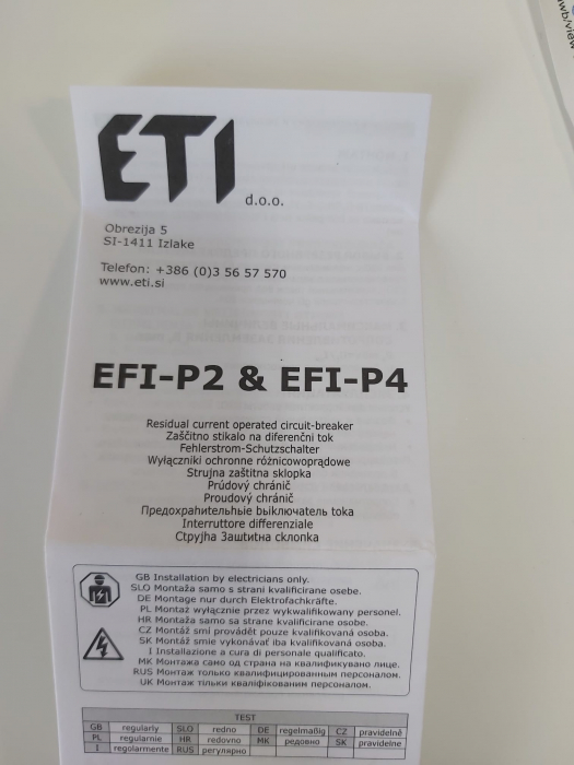 Intreruptor diferential 40A/30mA ETI - 002061512 [2]