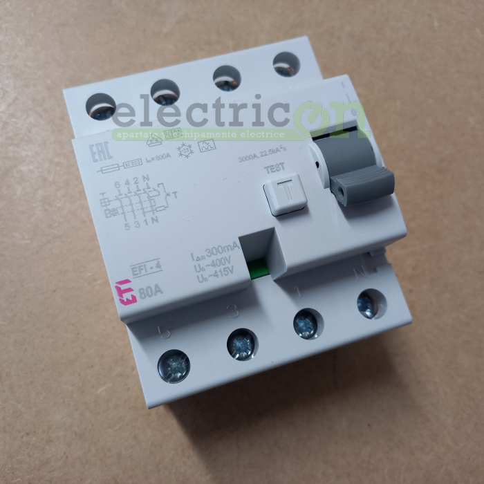 Intreruptor diferential 80A/300mA ETI - 002064545 [4]