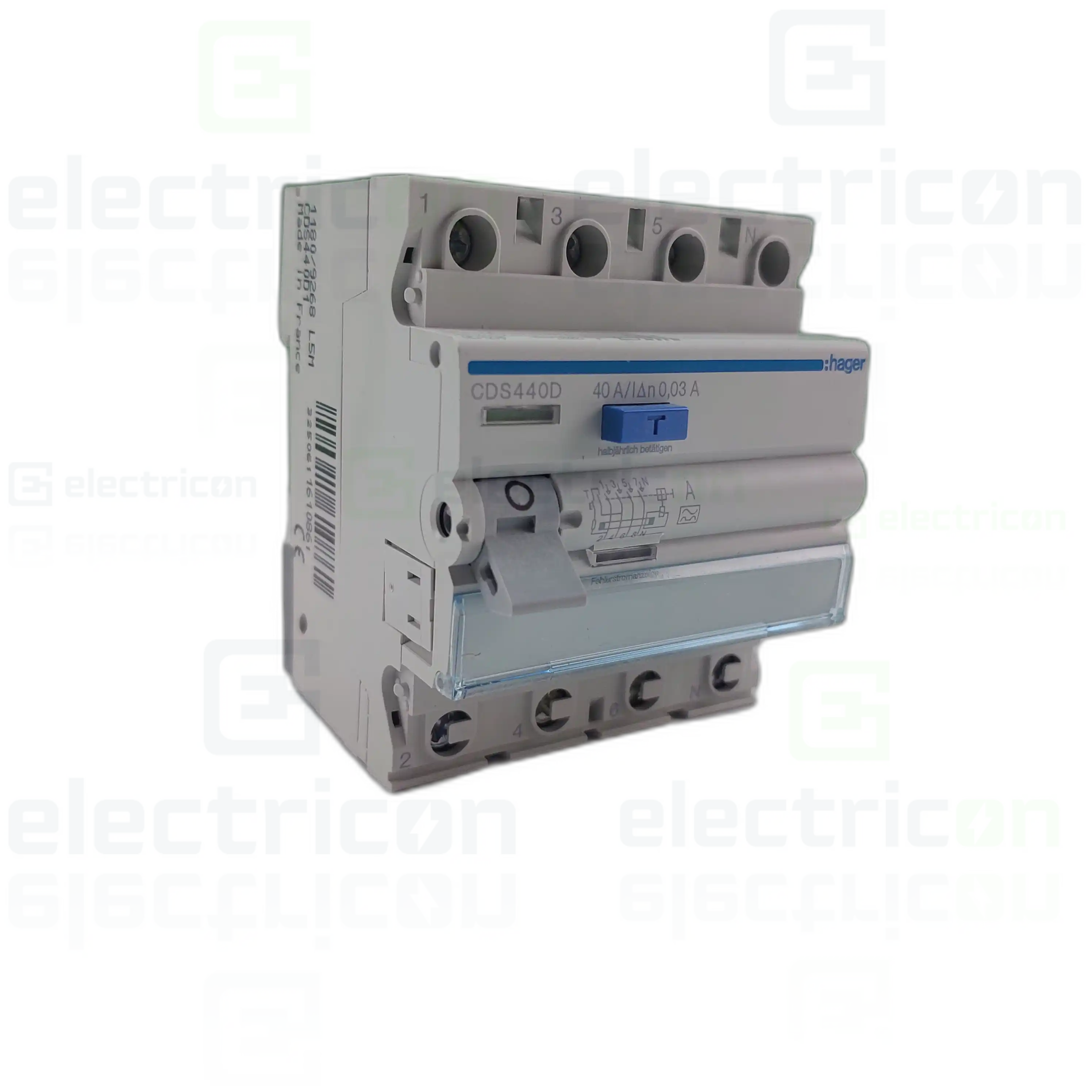 Diferential 40A/30mA Hager - CDS440D [1]